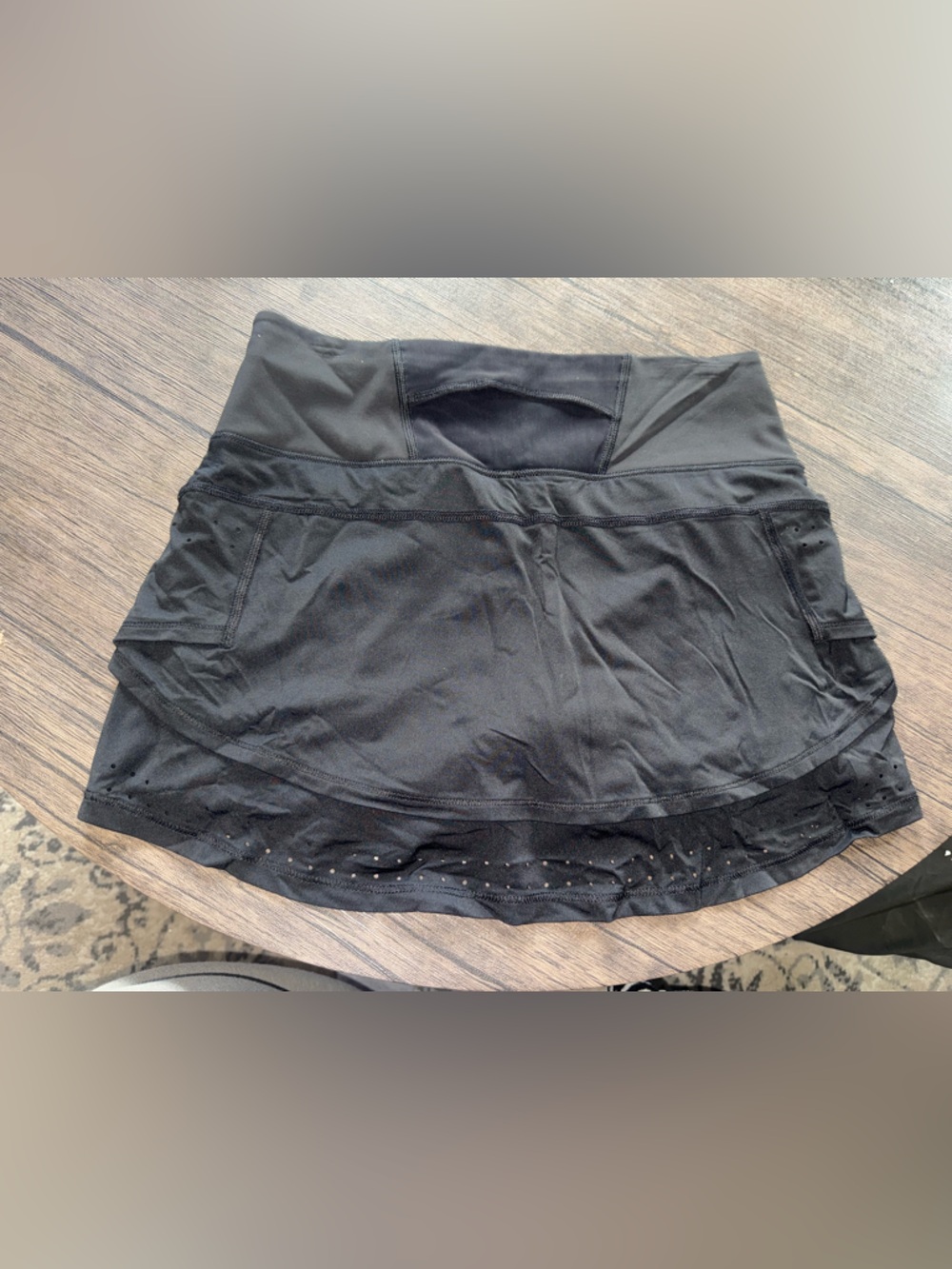 Athleta Black Active Trucool
Athletic Ruffle Skort size extra small
